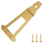6-String Trapeze Tailpiece for Jazz Archtop & Semi-Hollow Guitar Guitar Tailpiece Richie's Gold