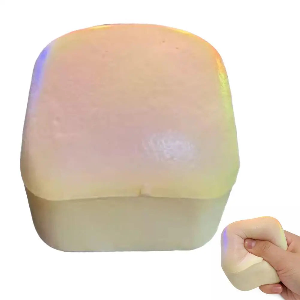 Toast Squishy PU Slow Rising Bread Squeeze Sensory Toy Squishy Sensory Toy Richie's Pink