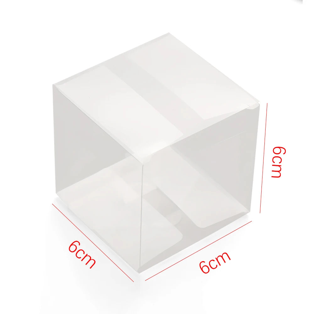 Square Candy Favor Boxes for Weddings & Parties – 10 Pack Party Favor Boxes Richie's 6x6x6cm 5x5x5cm