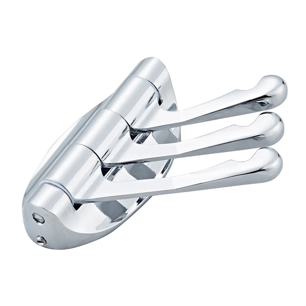 Triple Swivel Coat Hook Zinc Alloy Wall Mounted Folding Hanger Wall Hook Hanger Richie's