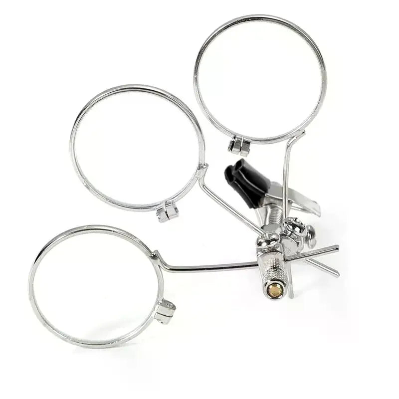 Clip-On Triple Lens Loupe Magnifier 10X 15X 20X for Jewelers Clip-On Loupe Magnifier Richie's