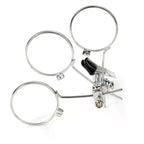 Clip-On Triple Lens Loupe Magnifier 10X 15X 20X for Jewelers Clip-On Loupe Magnifier Richie's