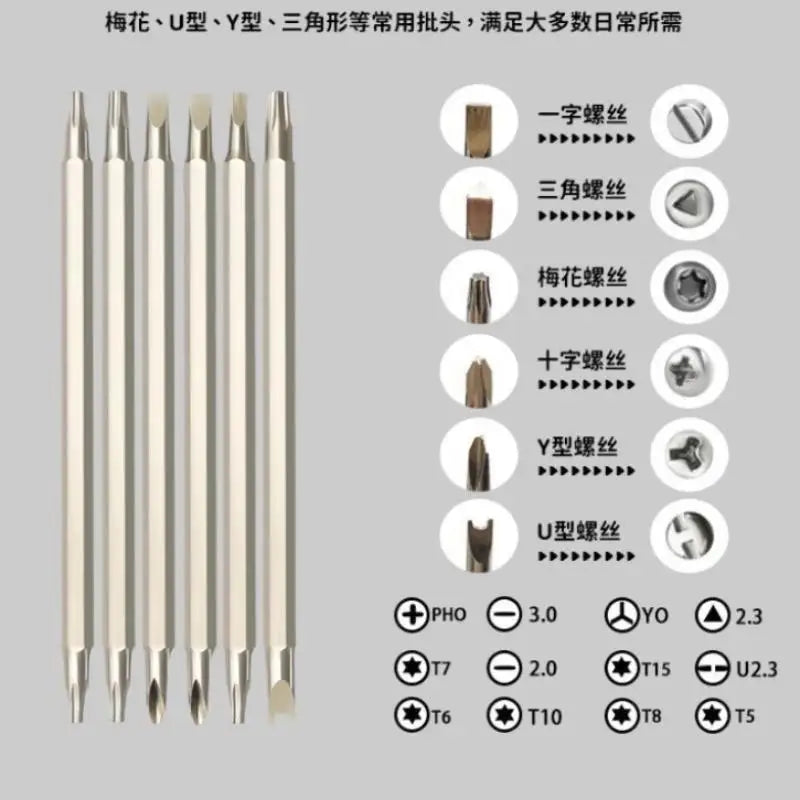 12-in-1 Magnetic Screwdriver Set – Multifunctional Bit Kit Screwdriver Set Richie's