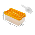 Round Ice Sphere Mold Tray with Scoop – Whiskey Ball Maker Ice Sphere Mold Richie's Orange