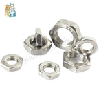 304 Stainless Steel Thin Jam Nuts M6–M16 Fine Thread DIN439 Thin Jam Nuts Richie's