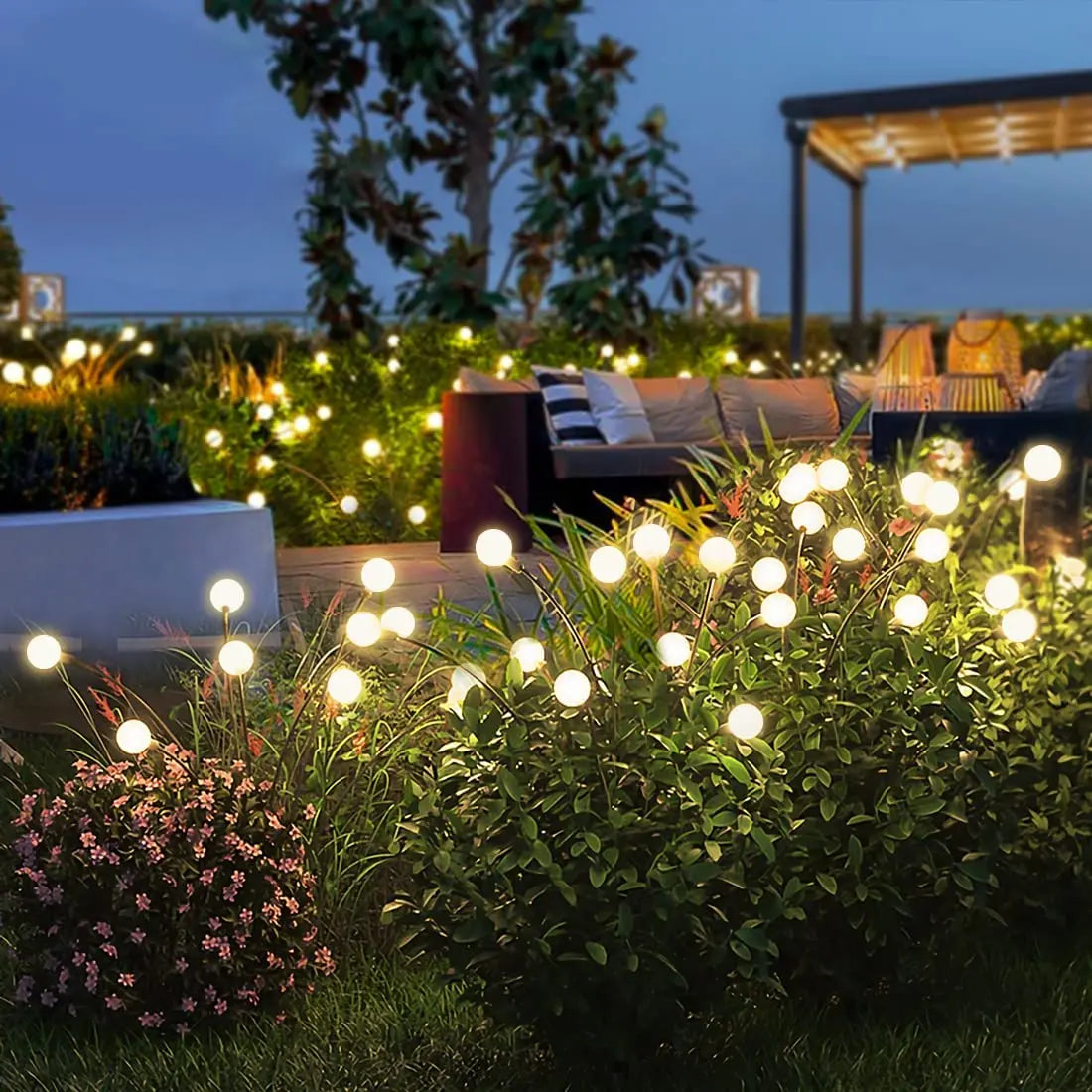 Solar Lawn Light 10 LED Outdoor Garden Lamp Warm White IP65 Solar Garden Light Richie's