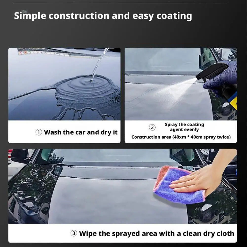SOPAMI 3-in-1 Car Coating Spray 500ml | Polish & Glass Cleaner Car Coating Spray Richie's