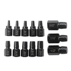 10-Piece Screw Extractor Kit – Broken Bolt & Stud Remover Screw Extractor Kit Richie's 13pcs Black