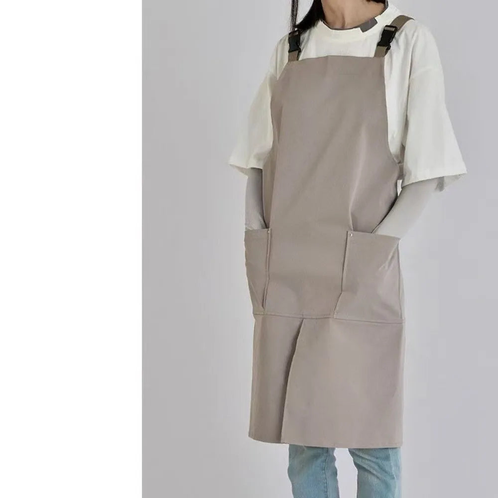 Waterproof Kitchen Apron with Pockets & H-Shaped Straps Kitchen Work Apron Richie's