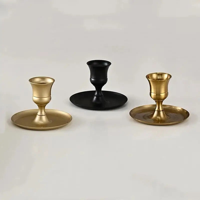 Metal Vintage Candlestick Holder | Farmhouse Home Decor Candle Holder Richie's