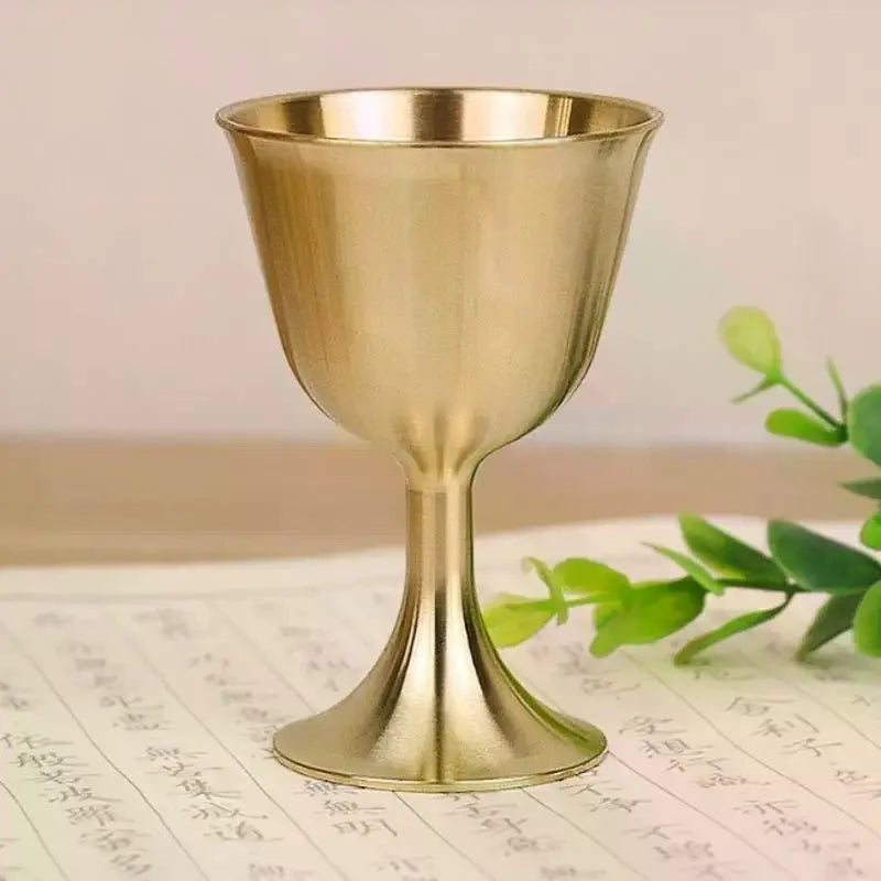 Traditional Brass Mug – Copper Drinkware for Wine, Beer & Bar Brass Drinkware Mug Richie's