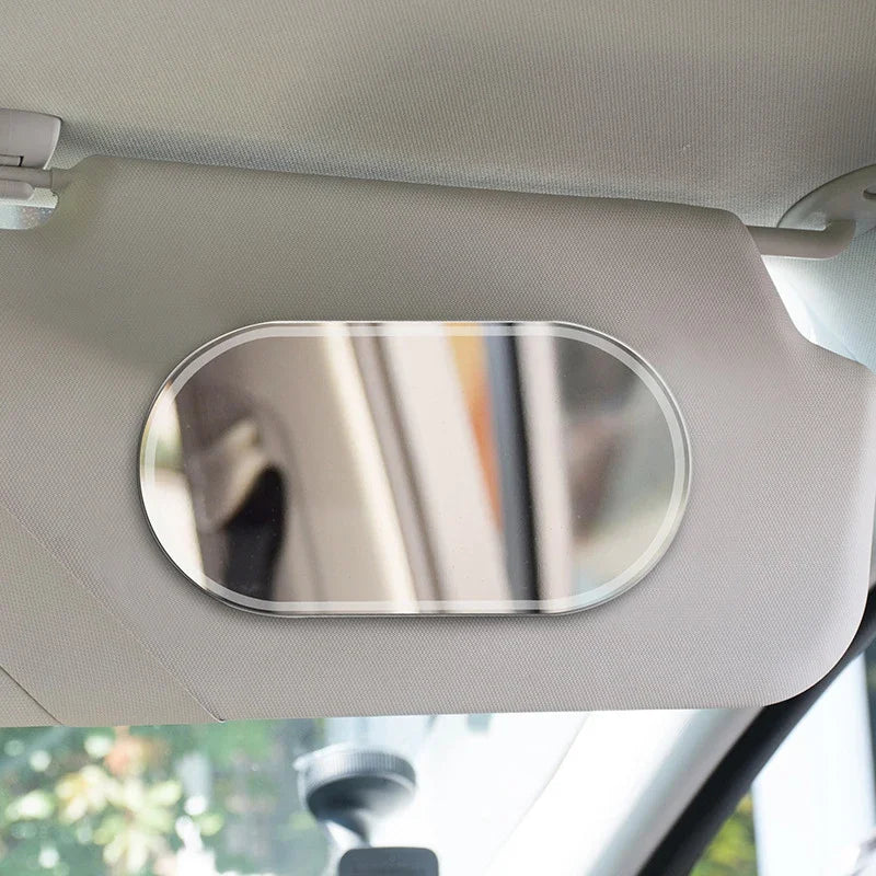 Car Sun Visor Vanity Mirror – HD Stainless Steel Makeup Mirror Car Visor Mirror Richie's