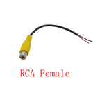 2Pcs RCA Male Female Pigtail Wire Connector – Audio Video DIY RCA Wire Connector Richie's