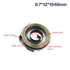 Spiral Coil Torsion Spring 0.7–1.5mm Alloy Steel Scroll Spring Torsion Coil Spring Richie's A3