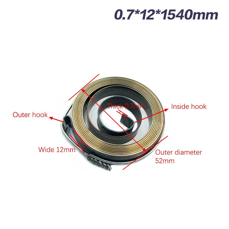 Spiral Coil Torsion Spring 0.7–1.5mm Alloy Steel Scroll Spring Torsion Coil Spring Richie's A3