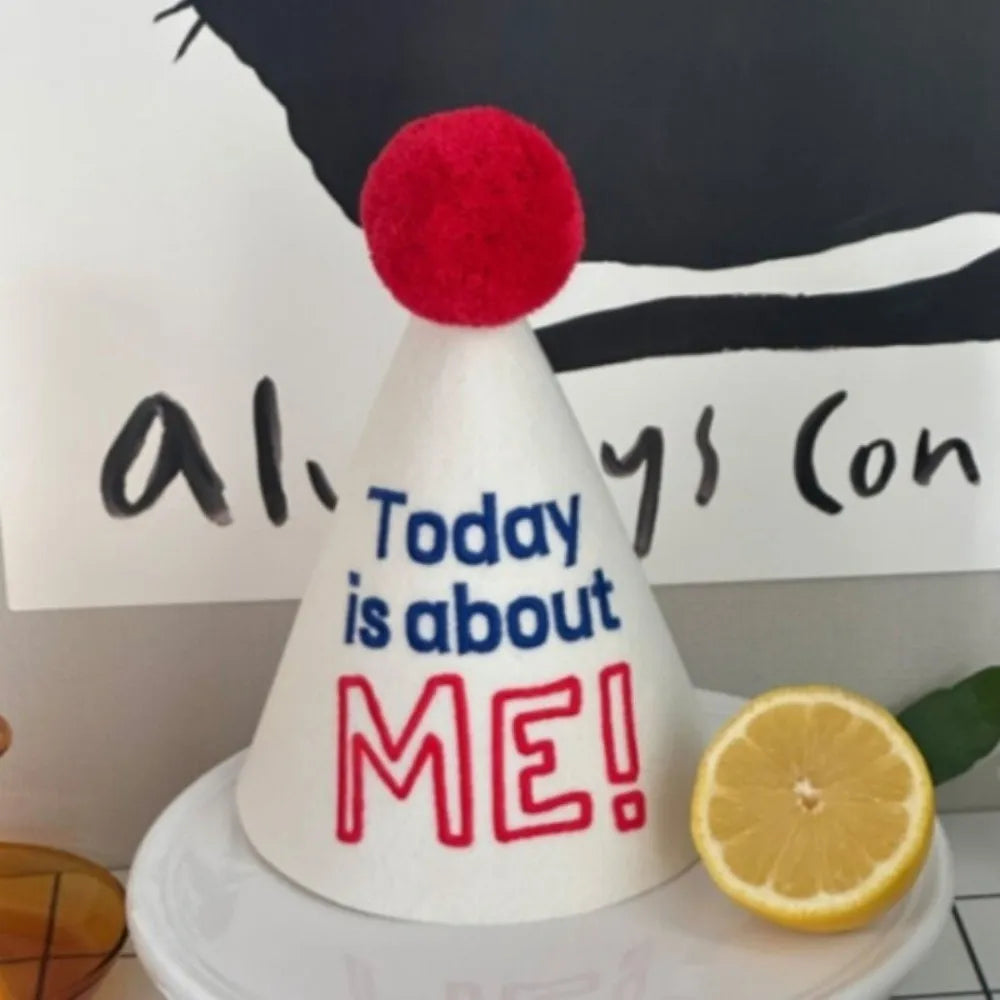 Graffiti Birthday Hat Non-Woven Party Hat Kids & Adults Birthday Party Hat Richie's Red