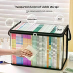 Clear PVC Flip-Top Organizer Box – Large Multi-Purpose Storage Storage Organizer Box Richie's