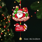 Christmas Wind Chime Bell Ornament – Xmas Door & Window Decor Christmas Wind Chime Richie's B