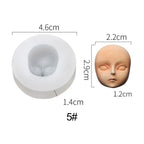 3D Baby Face Silicone Mold – DIY Doll Modification Clay Tool Silicone Craft Mold Richie's 5
