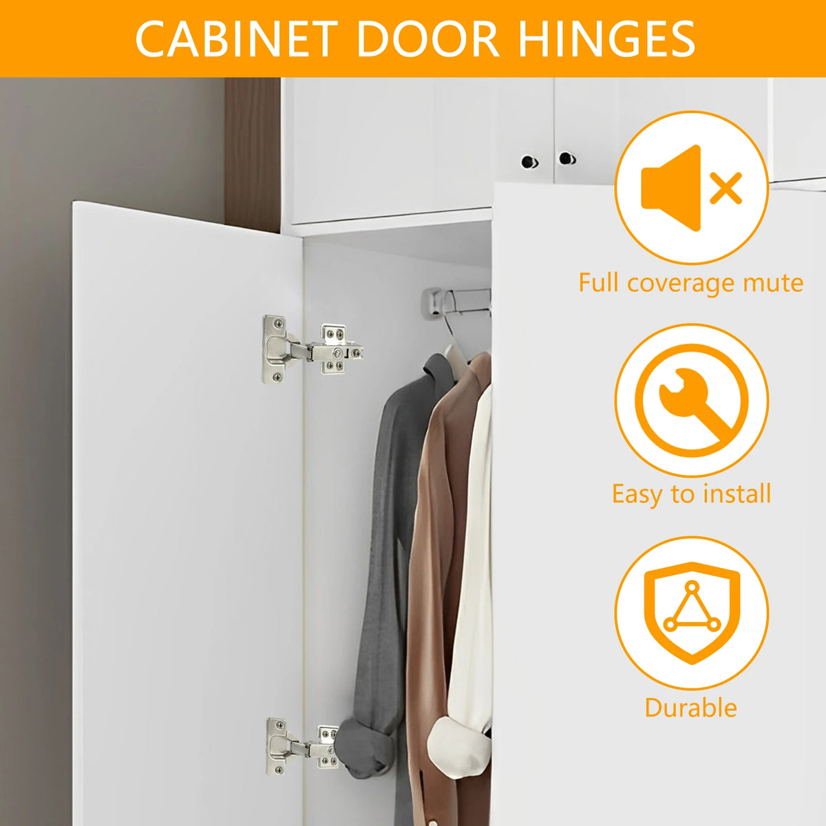 Soft Close Cabinet Hinges Concealed Steel 10/20 Pack Cabinet Door Hinges Richie's
