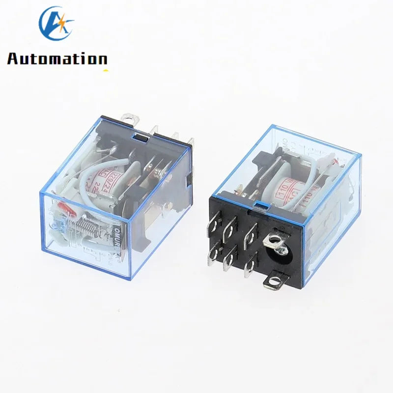 LY2NJ HH62P Electromagnetic Relay 10A 8-Pin DPDT LED Electromagnetic Relay Richie's