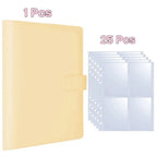 A5 Kpop Photocard Binder 25 Pages PU Leather Photo Album Photocard Binder Album Richie's Yellow