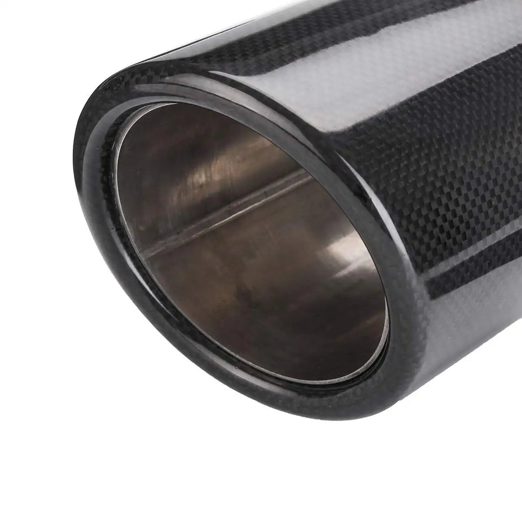 80-101mm Carbon Fiber Exhaust Tip – Universal Stainless Steel Exhaust Tip Richie's