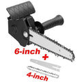 Electric Drill to Chainsaw Kit – 4 & 6 Inch Conversion Set Chainsaw Drill Attachment Richie's T332-4 Add 6 Inch