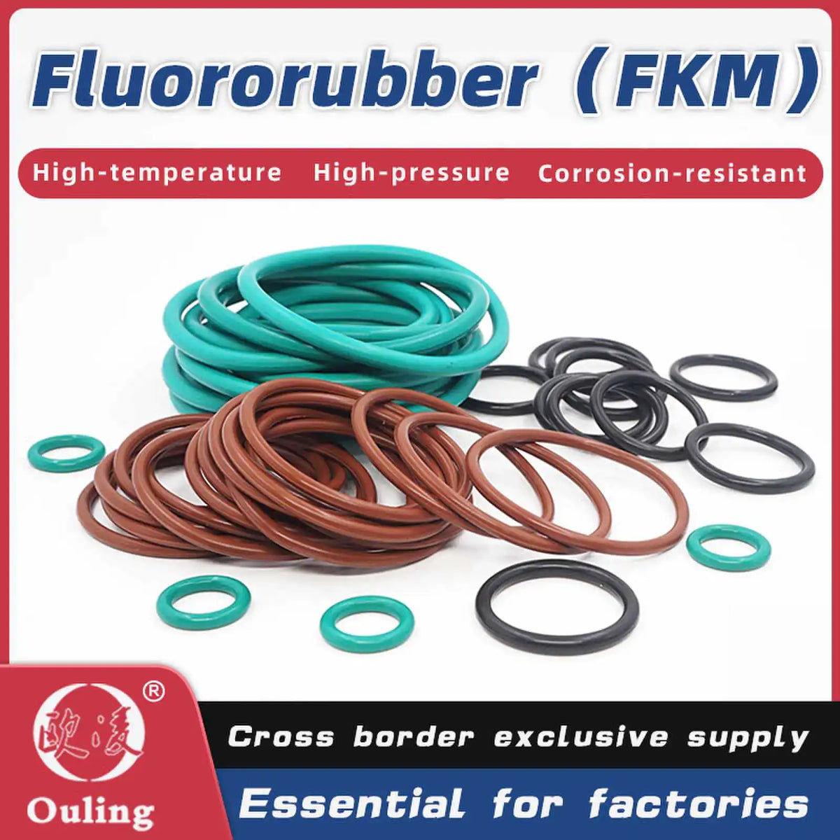 NBR Silicone FKM O-Ring Repair Kit – 1.8mm & 2.65mm Gasket Set O-Ring Repair Kit Richie's