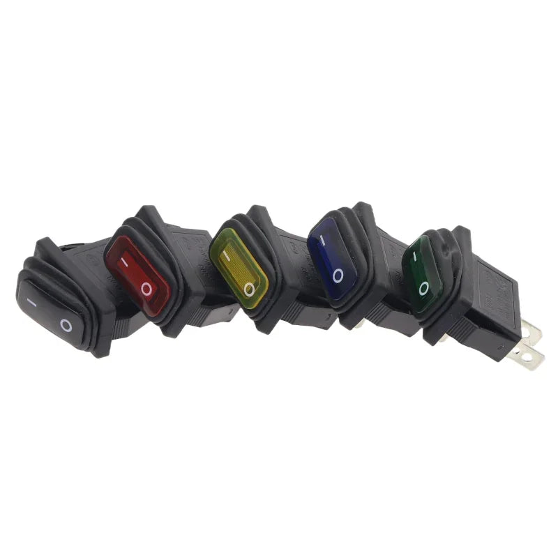 KCD3 Waterproof Rocker Switch 2-Pin ON-OFF 15A 250VAC Rocker Switch Richie's