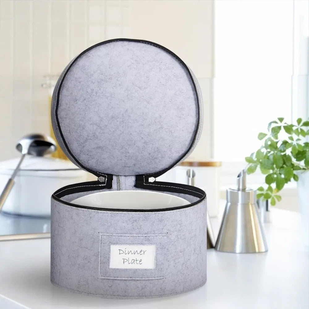 Zippered Felt Storage Bag – Multi-Use Home Organizer Bucket Felt Storage Organizer Richie's