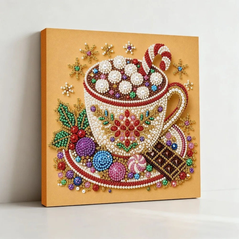 3D Christmas Pearl Art Kit – DIY Diamond Painting Holiday Gift Diamond Painting Kit Richie's 12