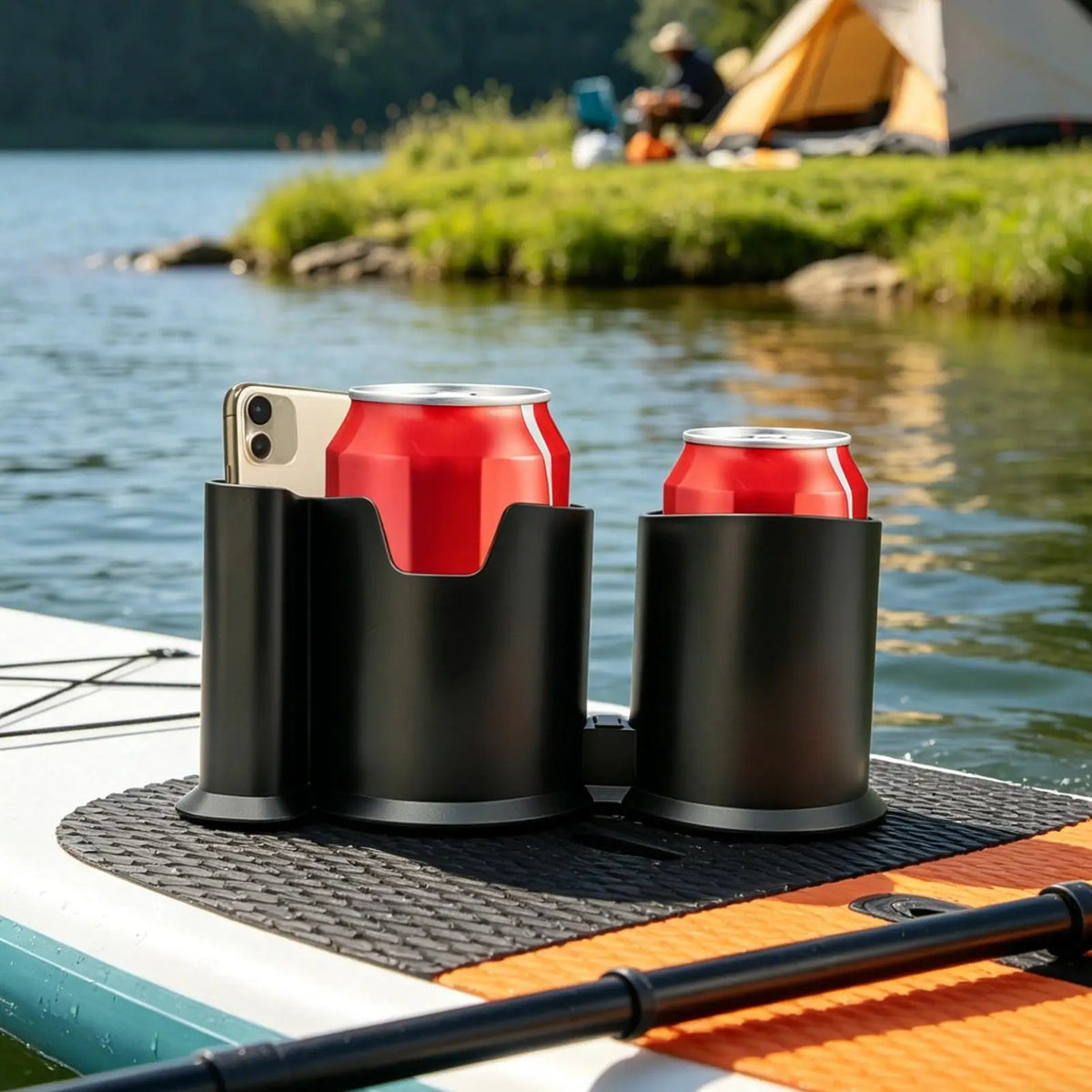 Paddleboard Cup Holder & Phone Mount – Anti-Slip SUP Kayak Kayak Cup Holder Richie's