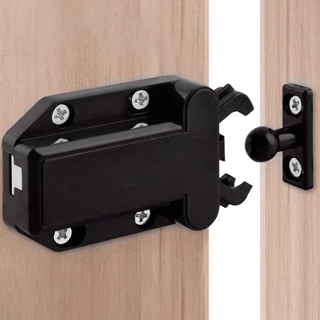 2Pcs Press Touch Latch Self-Locking Cabinet Door Catch Cabinet Door Latch Richie's