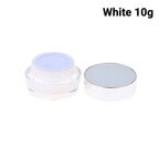 Empty Acrylic Cosmetic Cream Jars 5g–30g | Travel Containers Cosmetic Cream Jar Richie's 10g White