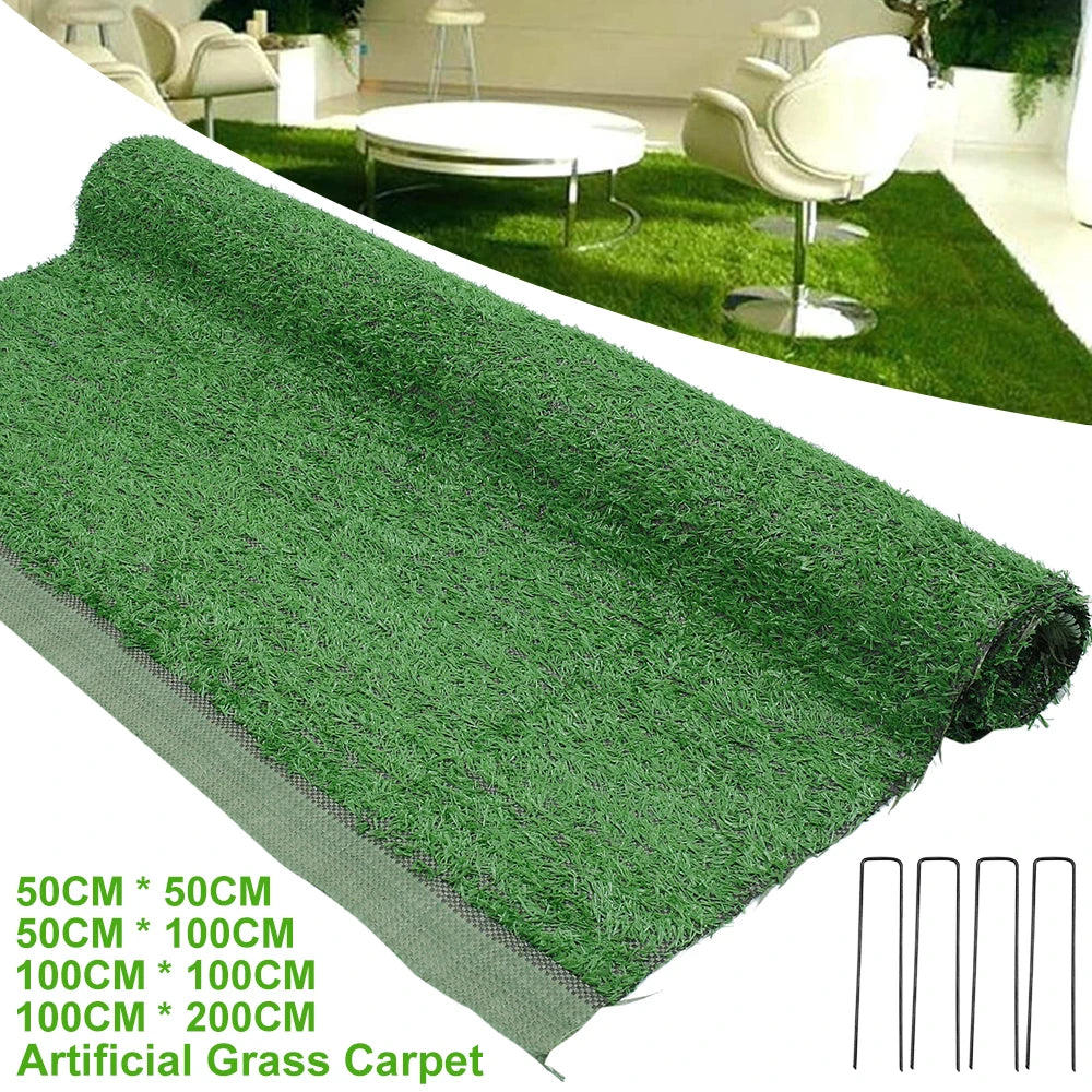High Density Artificial Grass Mat – Fake Lawn Rug for Garden & Balcony Artificial Grass Mat Richie's