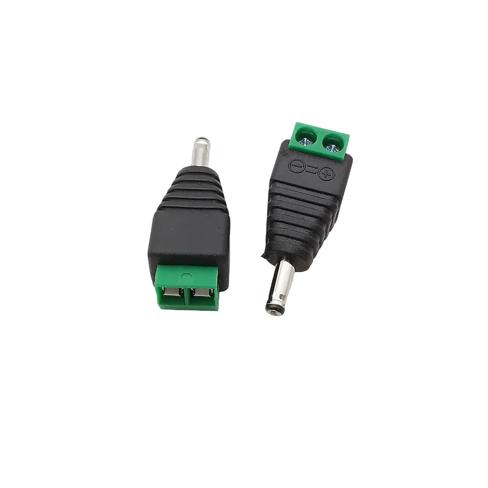 DC 3.5x1.35mm Power Connectors Male Female Screw Terminal Adapter 10pc DC Power Connector Richie's