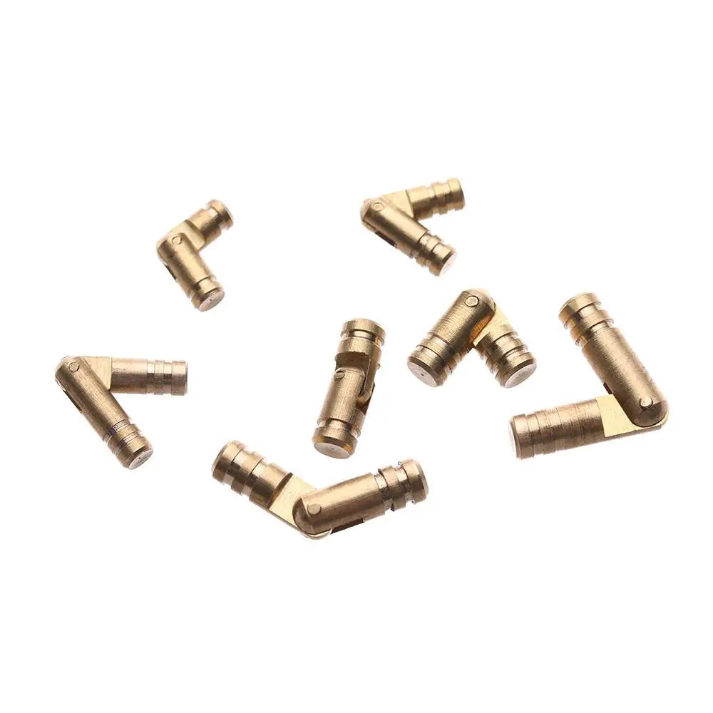 Miniature Concealed Barrel Hinges 10-Pack – Zinc Alloy Gold Barrel Hinge Richie's