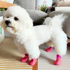 4-Pack Anti-Slip Waterproof Dog Shoes & Adjustable Pet Boots Dog Boots Richie's