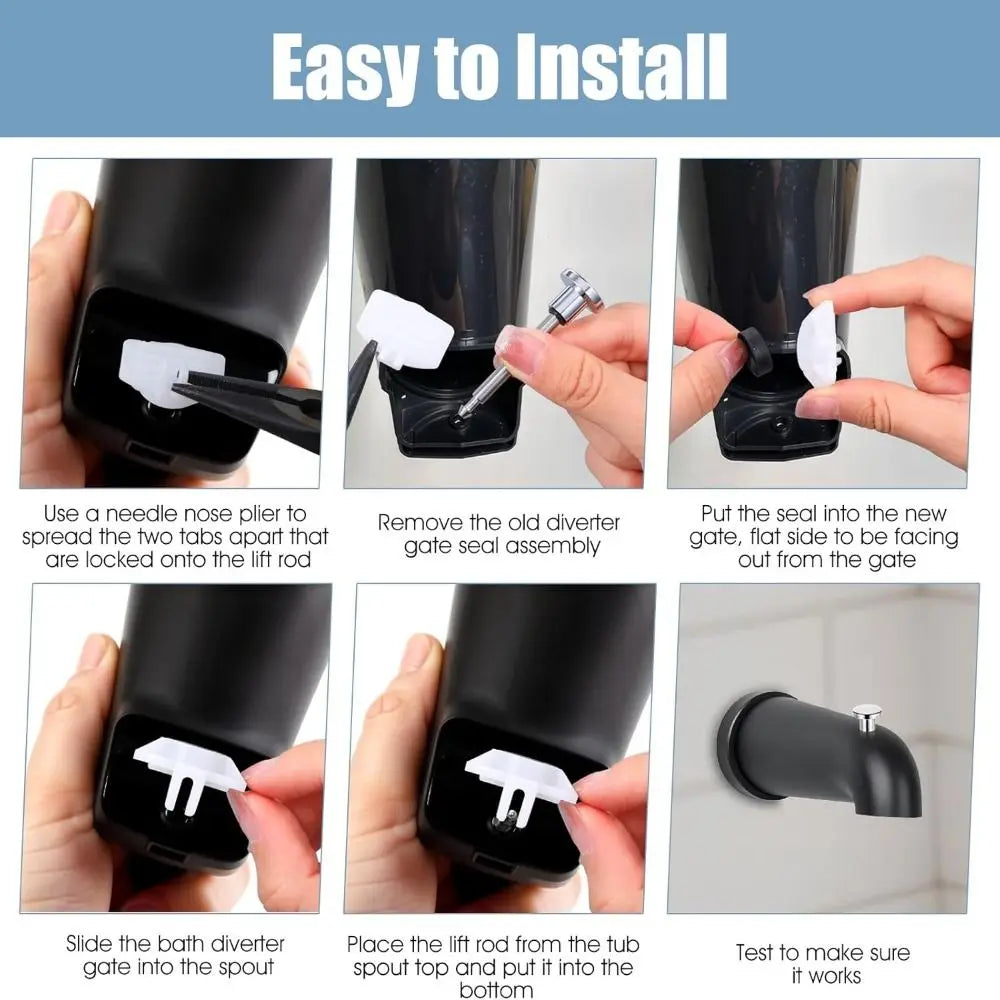 Tub Spout Diverter Repair Kit | Chrome Valve Stem & Seals Diverter Repair Kit Richie's