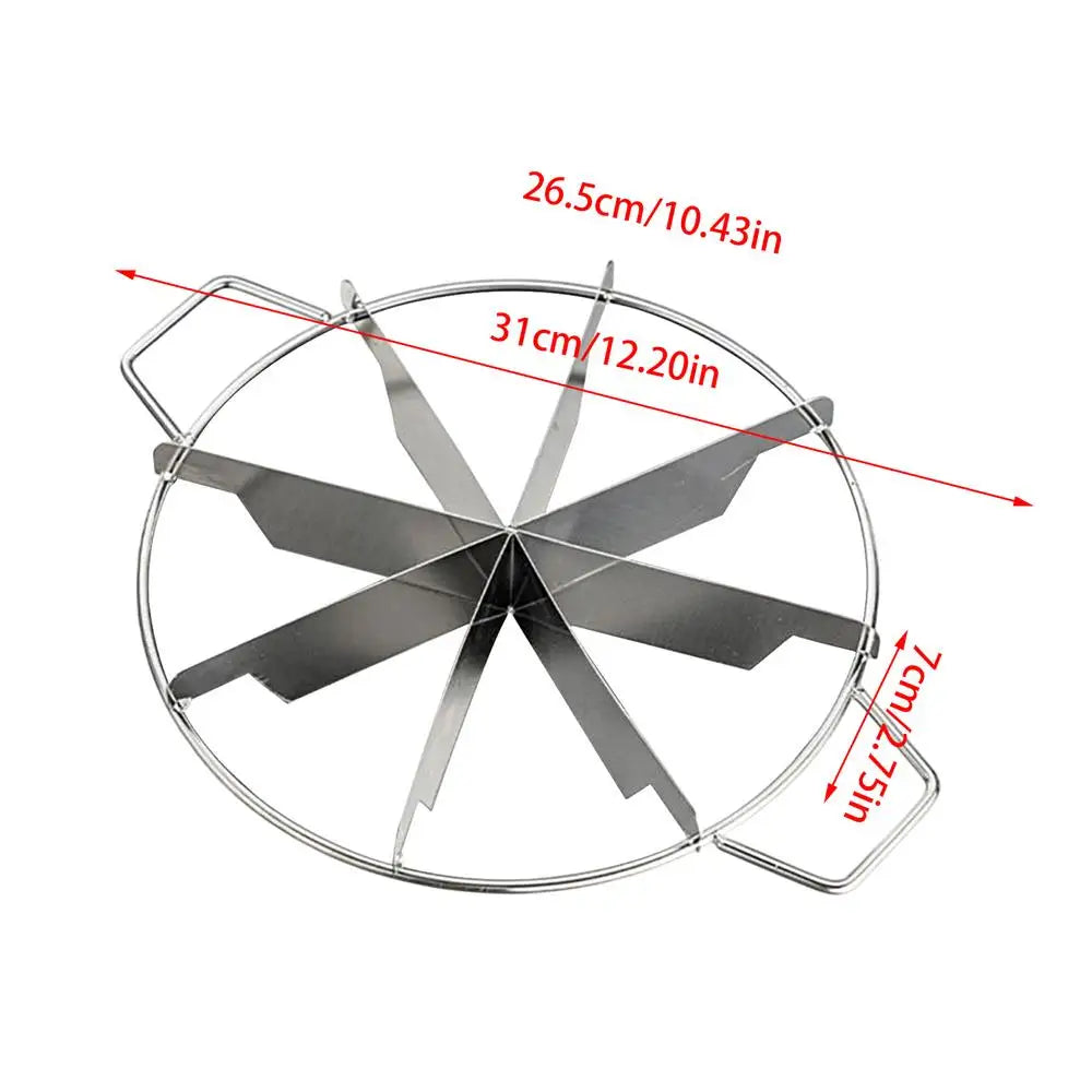 Stainless Steel Cake Divider Cutter – 6/7/8 Equal Slices Cake Portion Cutter Richie's 8 slice