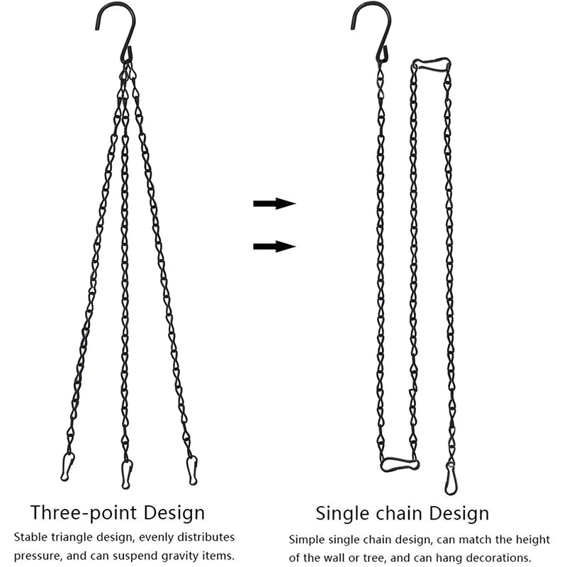 40cm Metal Hanging Chain for Flower Pots & Garden Baskets Plant Hanger Chain Richie's