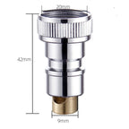Universal 1/2" Brass Faucet Quick Connector Water Stop Adapter Faucet Adapter Richie's 1pcs