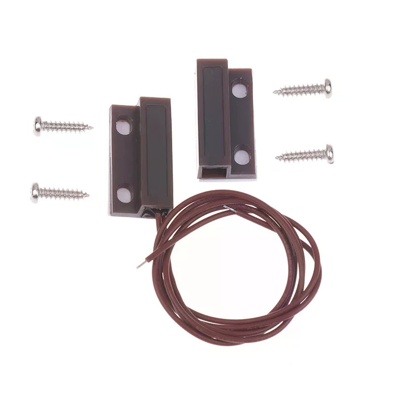 MC-38A Wired Door Window Magnetic Sensor Reed Switch NC/NO Magnetic Door Sensor Richie's