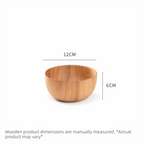 Japanese Handmade Wooden Bowls – Soup, Salad & Rice Bowls Wooden Serving Bowl Richie's 12-bowl