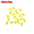Silicone Cat Nail Caps – Soft Colorful Claw Covers 20 Pack Cat Nail Caps Richie's yellow