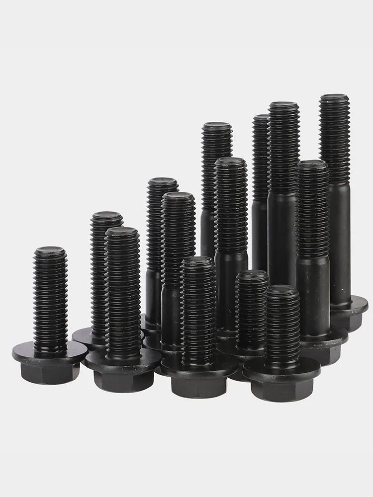 Hex Flange Bolts M6–M16 Grade 10.9 Carbon Steel Black Hex Flange Bolts Richie's