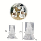 2pcs Silicone Christmas Tree Resin Molds – S & L Ornament Set Silicone Craft Molds Richie's