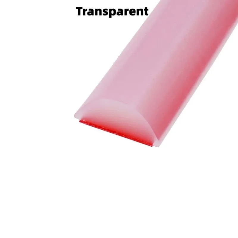 Silicone Shower Water Stopper – Self-Adhesive Bathroom Flood Dam Shower Water Stopper Richie's transparent 1M