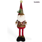 Retractable Christmas Figurines – Santa, Snowman & Reindeer Christmas Figurine Ornament Richie's A5 1